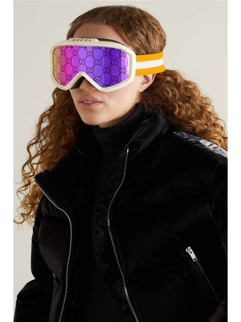 gucci skibrille damen|gucci mirrored goggles.